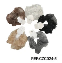 Chouchou Scrunchie élastique Froufrou (x12)