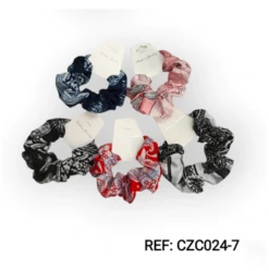 Chouchou Scrunchie élastique Froufrou 3 (x12)