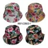 Chapeaux Bob Réversible Motif Fleur (x12)