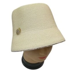 Chapeau Paille Petit Rond (x12) 7 Chapeau Paille Petit Rond (x12) -Grossistefrance Soldes 3 2