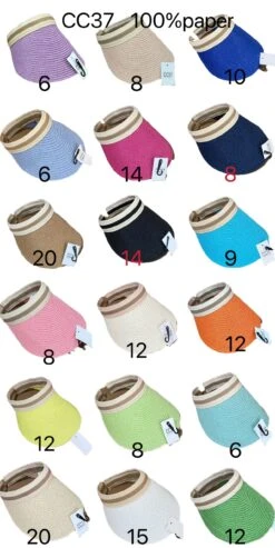 Casquette Visière Unis X12