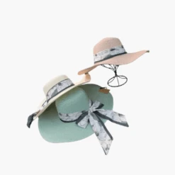 Chapeau Capeline Femme Ruban Fleurs (x12)