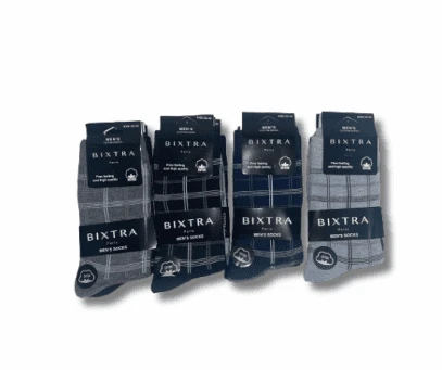 1 Paquet De 12 Paires Chaussettes Homme Motifs Cadrillage (x2) 2 1 Paquet De 12 Paires Chaussettes Homme Motifs Cadrillage (x2) – Image 2