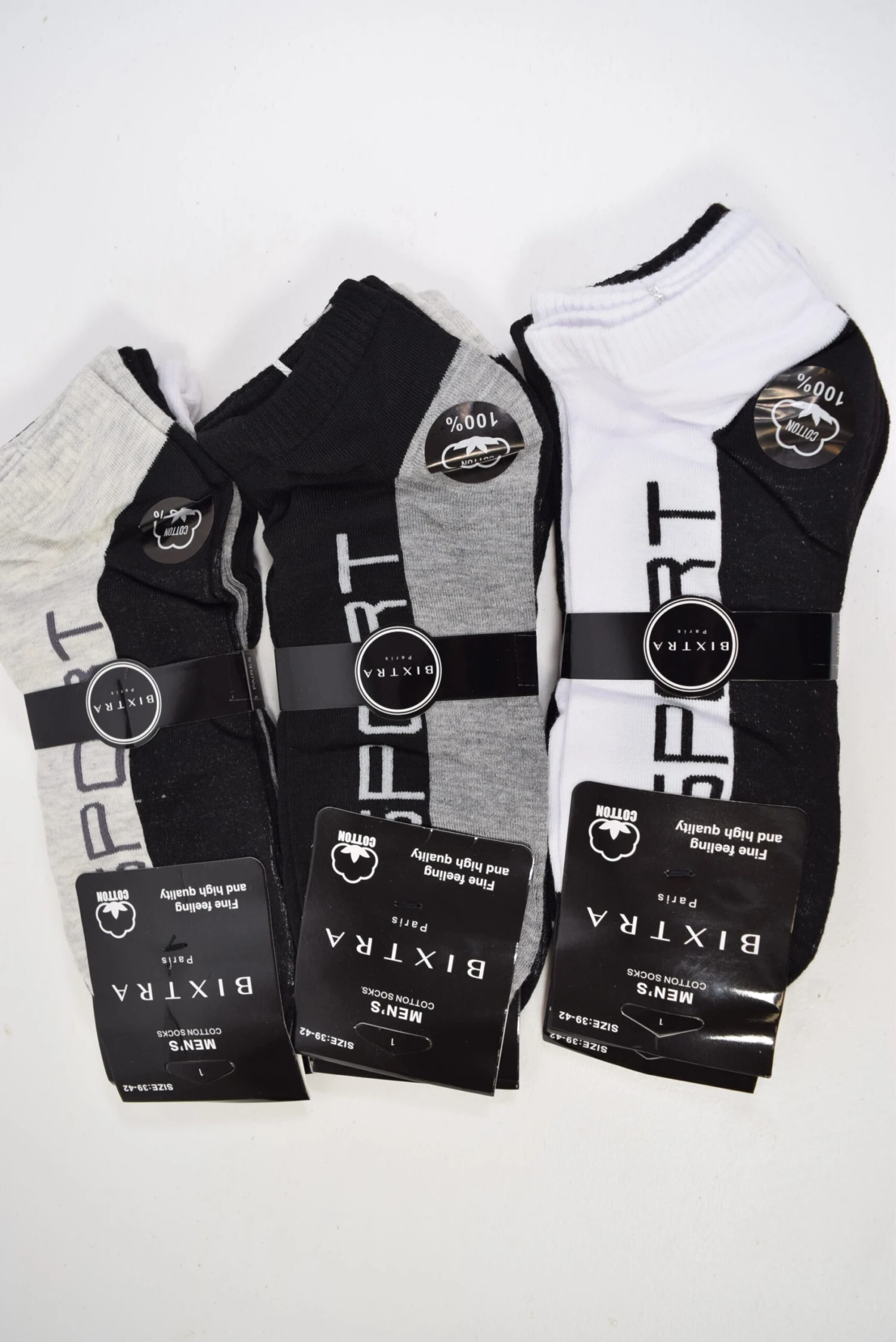 1 Paquet De 12 Paires Chaussettes Homme Bi-couleur Sport (x2) 2 1 Paquet De 12 Paires Chaussettes Homme Bi-couleur Sport (x2) – Image 2