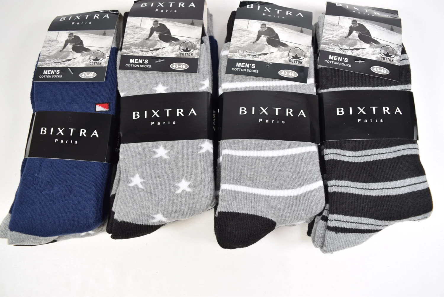 1 Paquet De 12 Paires Chaussettes Homme Motifs Mélangés (x2) 2 1 Paquet De 12 Paires Chaussettes Homme Motifs Mélangés (x2) – Image 2