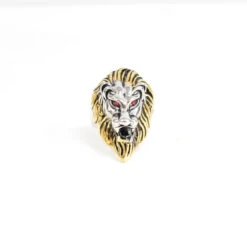 Bague Acier Motif Lion (x6)