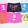 Caleçon Fille Motif Don’t Forget To Smile (x18)