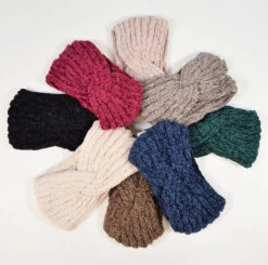 Bandeau Simple Sans Motif Velour (x12)