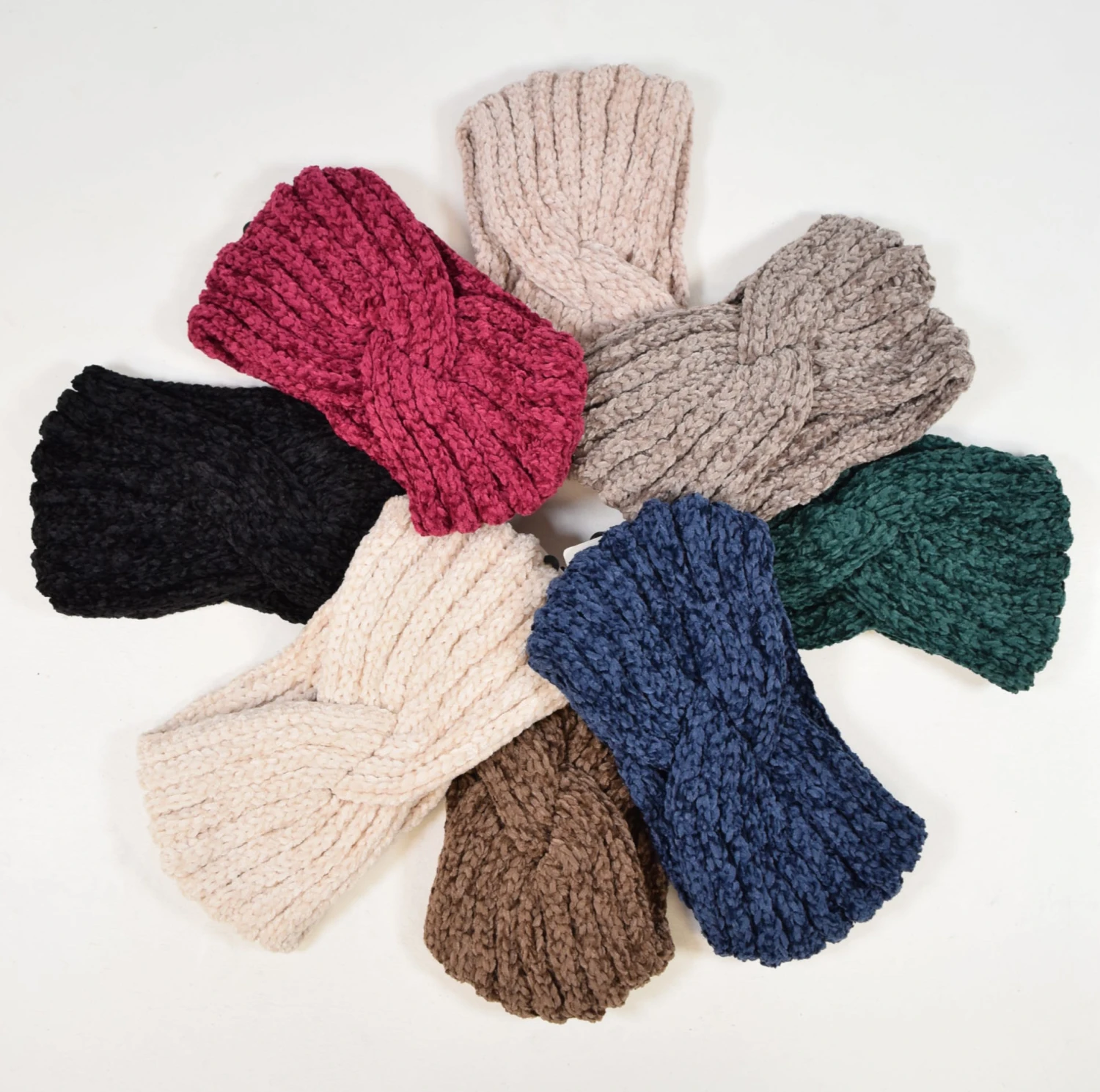 Bandeau Simple Sans Motif Velour (x12) 1 Bandeau Simple Sans Motif Velour (x12)