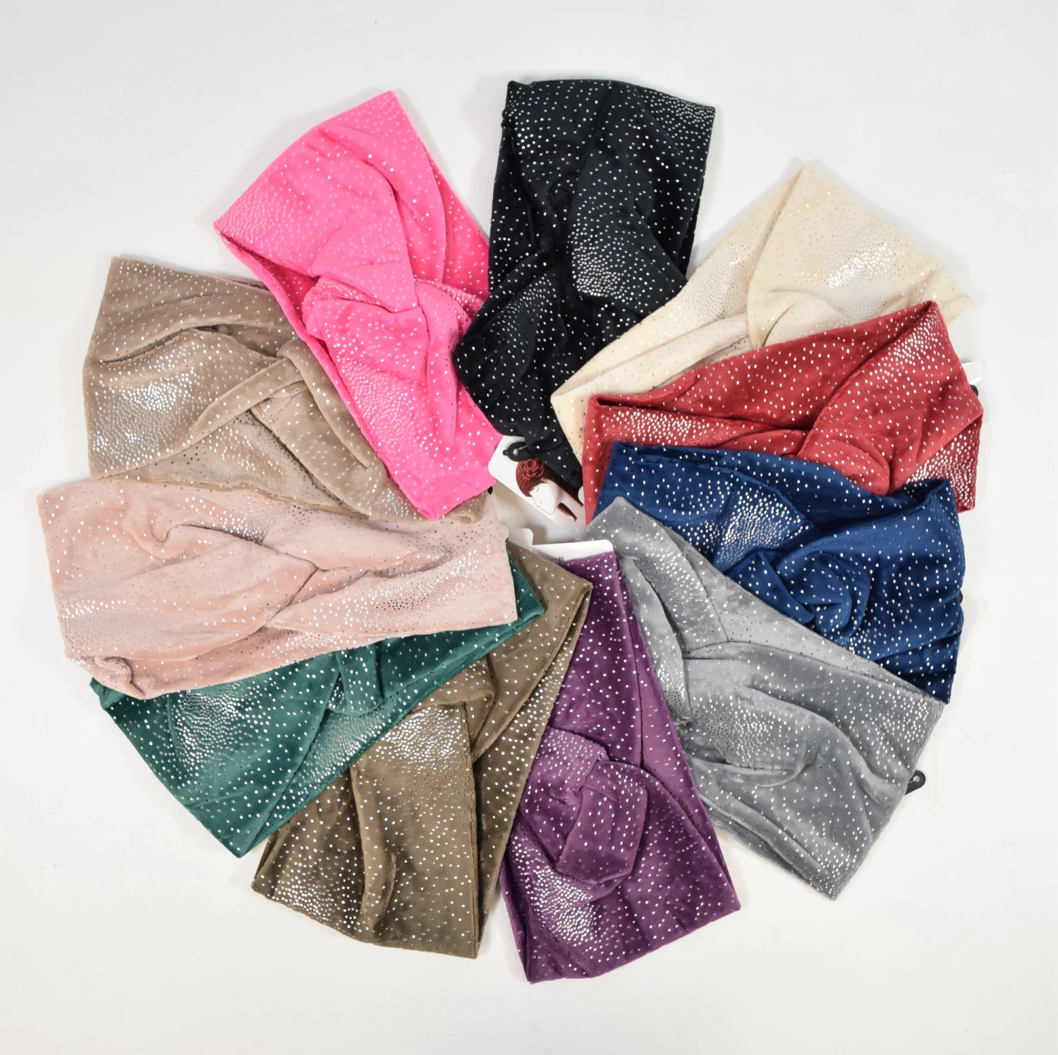 Bandeau Velour Strassé (x12) 1 Bandeau Velour Strassé (x12)