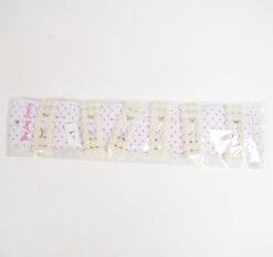 Barrettes Perle En Carré (x6)