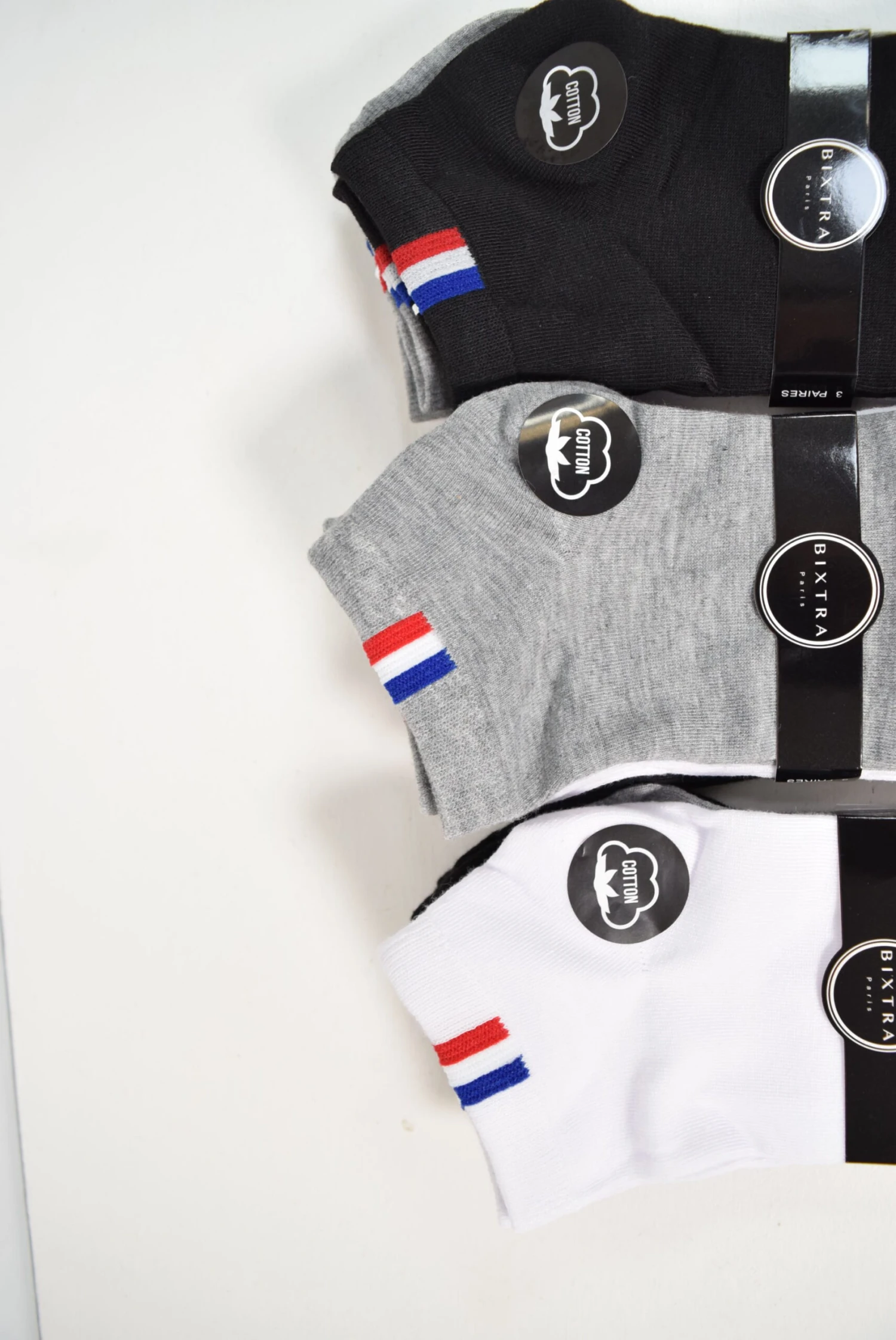 1 Paquet De 12 Paires Chaussettes Homme Motif France (x2) 2 1 Paquet De 12 Paires Chaussettes Homme Motif France (x2) – Image 2