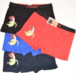 Caleçon Homme Coton Motif Mange Banane (x24)