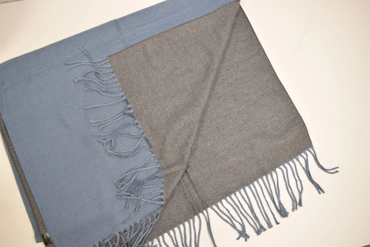 Echarpe Rectangle 30%Laine Double Face (x6) 5 Echarpe Rectangle 30%Laine Double Face (x6) – Image 5