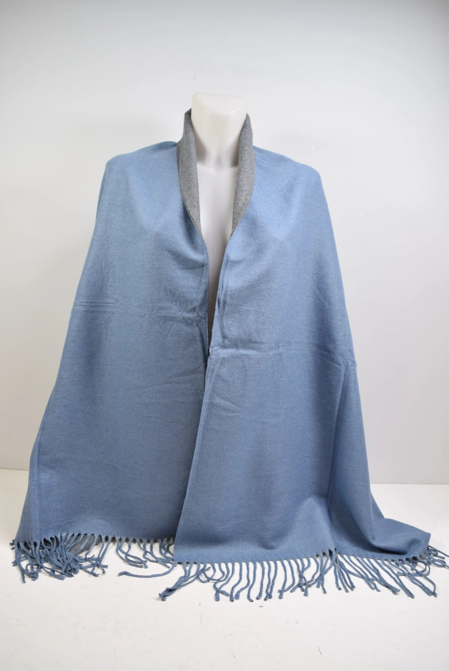 Echarpe Rectangle 30%Laine Double Face (x6) 4 Echarpe Rectangle 30%Laine Double Face (x6) – Image 4