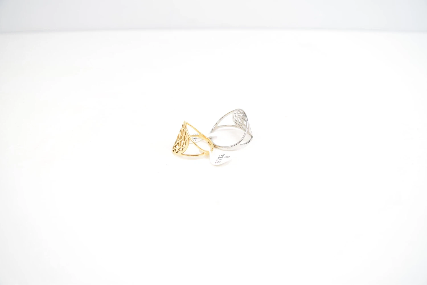 Bague Acier Motif Etoile (x7) 3 Bague Acier Motif Etoile (x7) – Image 3