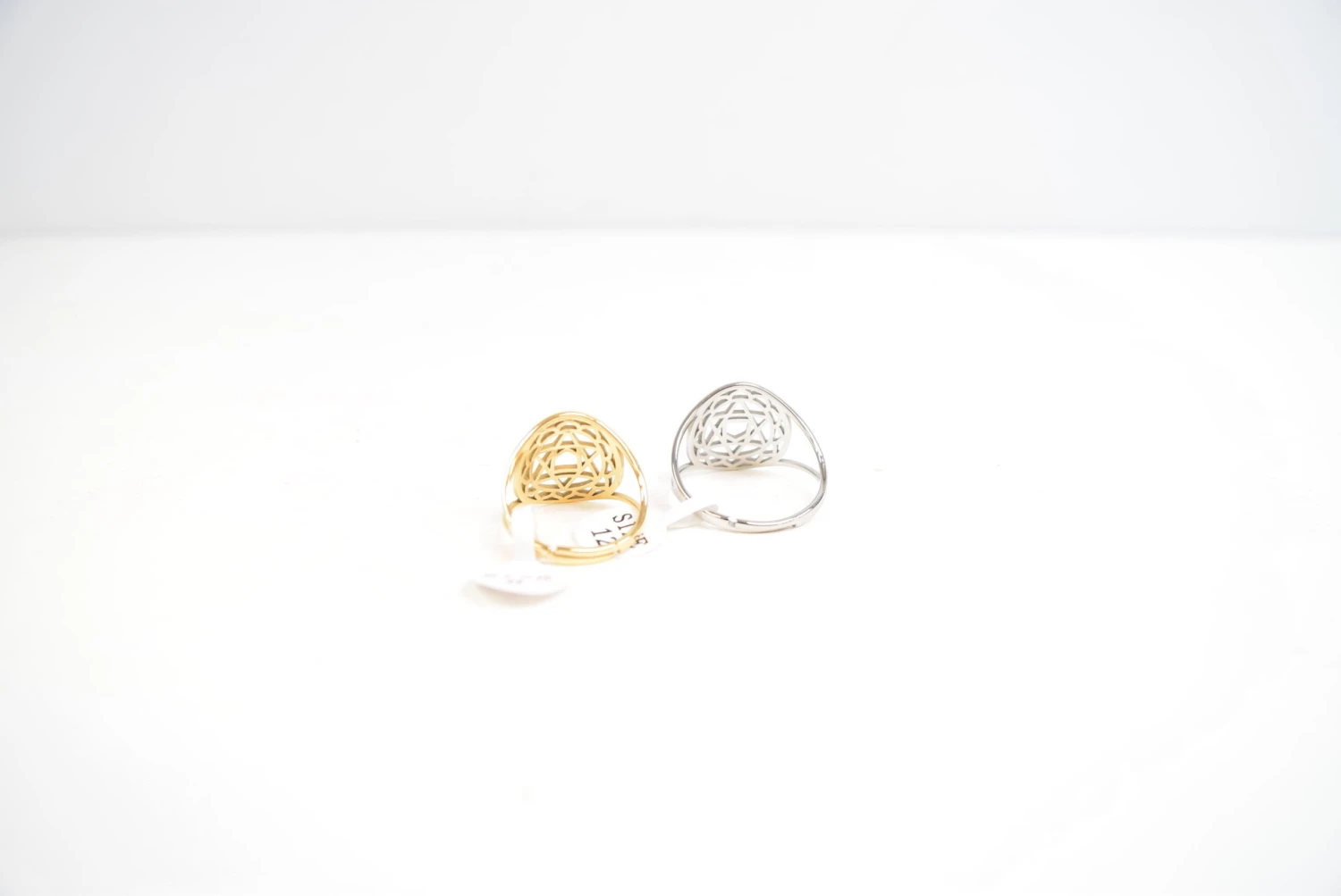 Bague Acier Motif Etoile (x7) 2 Bague Acier Motif Etoile (x7) – Image 2