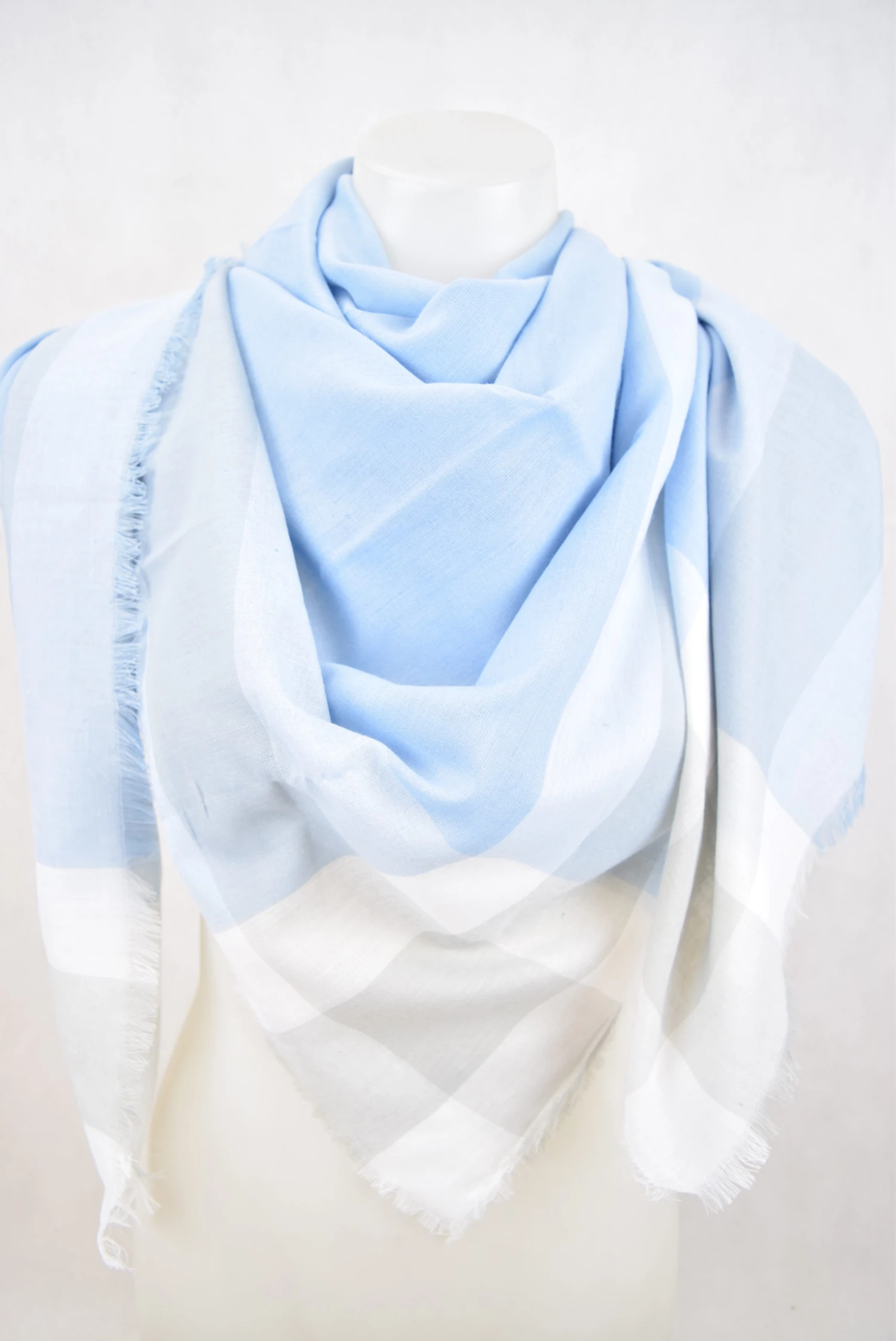 Foulard Carré 30%Coton Classique Motif Carré (x6) 2 Foulard Carré 30%Coton Classique Motif Carré (x6) – Image 2