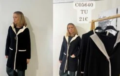 Veste Longue Avec Poches (x3)