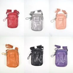 Sac-Portefeuille Bandoulière Effet Brillant (x6)