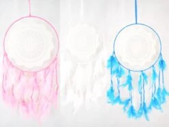 Attrape-Rêve Grand Dentelle Rond (x6)