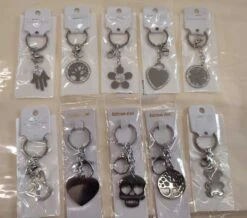 Porte-clé Argent Fantaisies