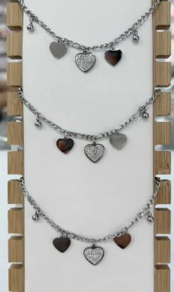 Bracelet Argenté Avec Pendentifs (x12) -Grossistefrance Soldes mmexport1695898293410