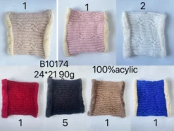 Tour De Cou Polaire Motif Tressé (x12)