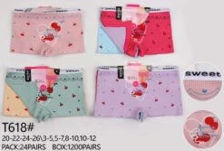 Boxers Enfant Motifs Cerises (x24)