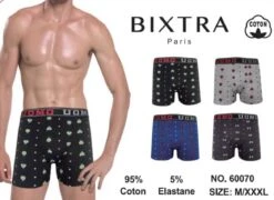 Caleçon Coton Motif Coccinelle Boxer Homme (x24)