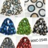 Écharpe à Motifs Cercles En Viscose Et Coton (X6)