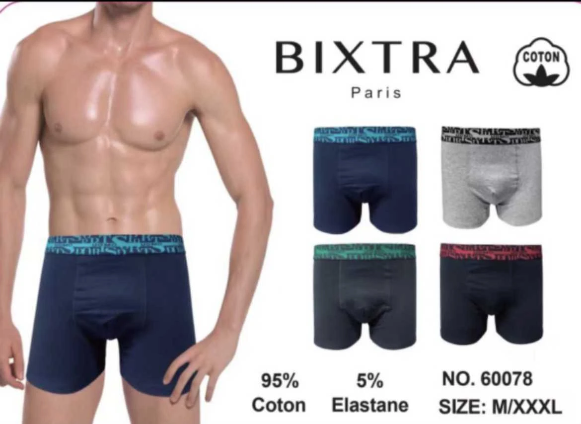 Caleçon Boxer Homme Coton Petite Ceinture Motif Ecriture (x24) 1 Caleçon Boxer Homme Coton Petite Ceinture Motif Ecriture (x24)